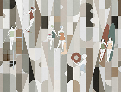 Фотообои SEVENTIES 1, Ar-Deco, Factura Фотообои SEVENTIES 1, Ar-Deco, Factura